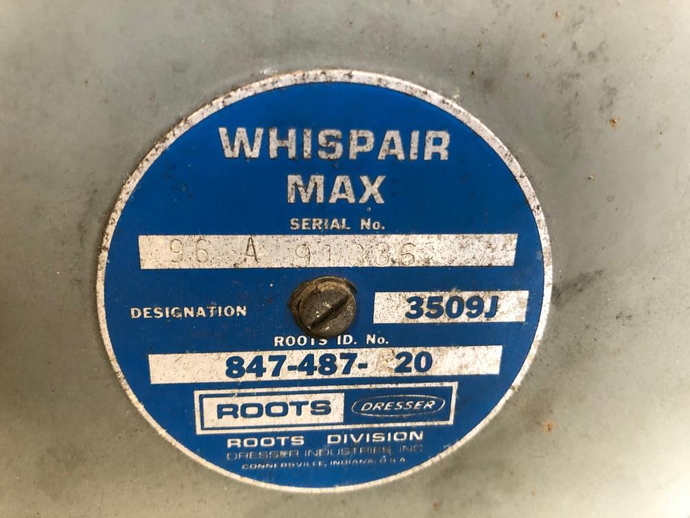Dresser Roots Whispair Max Rotary Positive Blower 3509J, 847-487-220